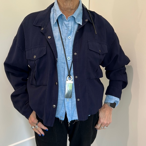 Velvet Heart Navy Jacket - Picture 2 of 8